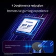 thumbnail image 2 of DGM20 Micrófono USB Micrófono de Condensador RGB Micrófono para Juegos con Software de Reducción de Ruido para Grabación en de Juegos, 2 of 5