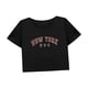 thumbnail image 5 of Camiseta corta holgada para mujer, camiseta recortada de entrenamiento de verano para vacaciones, senderismo, mujer XL, 5 of 7
