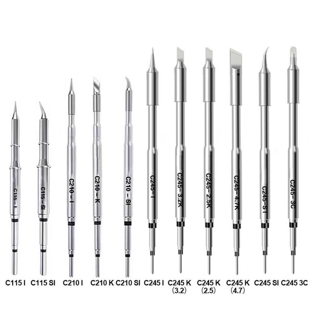 2-Pack Soldering Iron Handle Kit – Compatible With C210/C245 Series, Ergonomic Silicone Grip, 1.5m Cable