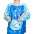 thumbnail image 2 of Cute Smocks Hornear Comer Delantal Dibujo Delantal 5 6 Años Niños Azul L azul perfke Batas de arte para niños, 2 of 6