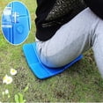 thumbnail image 3 of Cojín de espuma para asiento de senderismo, asiento plegable impermeable ultraligero para acampar (negro + rosa), 2 uds., 3 of 5