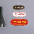 thumbnail image 2 of Signs ByLITA Designer Safe Zone Sign (Blue) - Small, 2 of 5