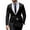 Black, variant on Pisexur Mens Sport Coats and Blazer Long Sleeve Formal Business Suit Blazers Fashion Cotton One Button Suit Jackets Casual Solid Color Regular Fit Jackets with Pockets