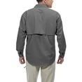 thumbnail image 3 of Little Donkey Andy Men’s UPF 50+ Long Sleeve UV Protection Fishing Shirt, Breathable and Quick Dry Dark Gray S, 3 of 7