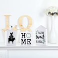 thumbnail image 4 of 5 Pieces Farmhouse Tiered Tray Decorations Set Home Wood Signs Table Kitchen Tiered Tray Decor Rustic Wood Decoration Farm Sweet Farm Wood Sign for Home Kitchen Shelf Photo Prop, 4 of 7