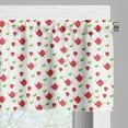thumbnail image 5 of Ambesonne Tea Party Valance & Curtain, Teapots Polka Dots, 55"x30", Dark Coral Green, 5 of 6