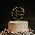 thumbnail image 1 of Topper de pastel personalizado del Sr. y la Sra. Aniversario rústico, 1 of 3