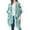 Green Bamboo Leaf, variant on Women's Swimsuit Loose Cover Up Casual Top Printed Kimono Cardigan