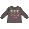 thumbnail image 3 of Inktastic Mimi Loves Me Daisies Girls Long Sleeve Toddler T-Shirt, 3 of 5