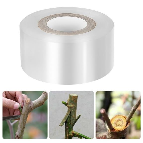 Kitandove Clear PE Grafting Tape 1Pcs Stretchable Self-Adhesive for Fruit Trees Pecans Walnuts Citrus Avocado