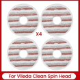 thumbnail image 1 of Almohadillas de Microfibra de Repuesto para Cabezales de Trapeador Clean , Lavables para Limpiar Pisos, A, 1 of 5