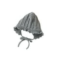thumbnail image 1 of Infant Baby Knit Hat Soft Cute Beanie Hat Winter Christening Bonnet with Chin Strap, 1 of 5