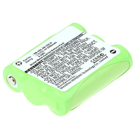 Batteries N Accessories BNA-WB-H1236 Barcode Scanner Battery - Ni-MH, 3.6V, 2500 mAh, Ultra High Capacity Battery - Replacement for Falcon 52352 Battery