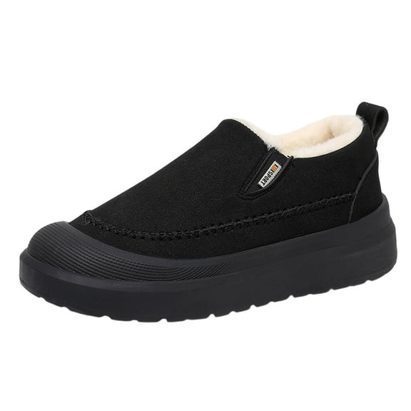 Npasoilc Snow Boots for men,Winter Boots,Ankle Boots and Fluff Boots With Fleece,Fur Lined Short Boots