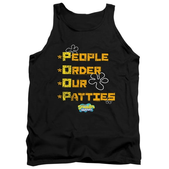 Spongebob People Order Our Patties Unisex Adult Tank Top