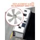 thumbnail image 2 of Ventilador Campana Extractora Ventilación Baño RV 6 Aspas para Techo, 2 of 9