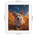 thumbnail image 2 of Paint By Numbers Kit for Adults Beginner - DIY Corgi Starry Night Garden Canvas Painting Kits for Adults, Frameless Paint By Number for Adults for Home Wall Decor 16x20 Inch, 2 of 7
