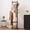 Black, variant on Coat Rack Freestanding with Wheels, Solid Wood Rolling Coat Tree with 8 Hooks & Shelevs for Bedroom Entryway Living Room, Black