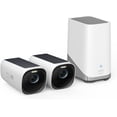 thumbnail image 1 of eufy Security eufyCam S330 (eufyCam 3) 2-Cam Kit, Security Camera Outdoor Wireless, 4K Camera with Solar Panel, Forever Power, Face Recognition AI, Expandable Local Storage, 1 of 6