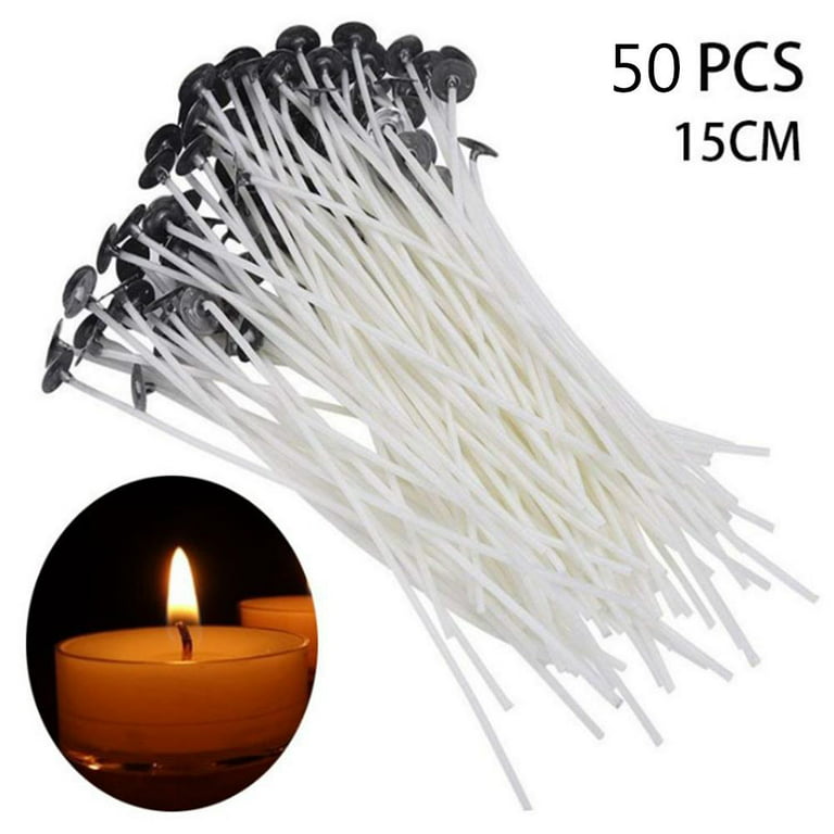 Beeswax Candle Wicks For Candle Making With Sustainers 50 Pre