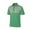 Spring Bud/Foam Green, variant on Monterey Club Men's Ultimate Pinstripe Contrast Golf Polo Shirt #1136