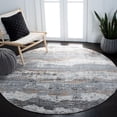 thumbnail image 2 of SAFAVIEH Mayflower Chase Abstract Area Rug, Blue/Ivory, 6'7" x 6'7" Square, 2 of 9
