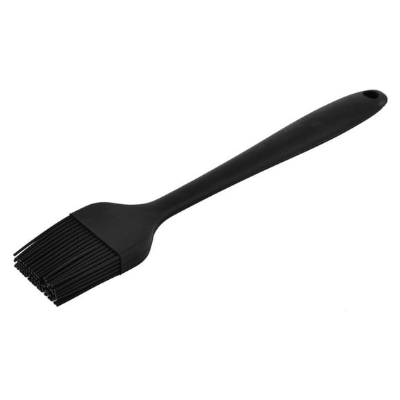 Unique Bargains Black Silicone Heat Resistant Grilling Barbecue Oil Basting Pastry Brush