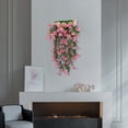 thumbnail image 4 of Artificial Silk Flower Vine Wall Hanging Basket for Home Wedding Garden Decor - 1 Piece, 4 of 7