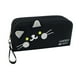 thumbnail image 2 of Soporte de lápiz de bolsa de lápices de estilo gatito lindo con compartimentos multifunción de papelería de papelería Case de bolígrafo para niños de Negro, 2 of 8
