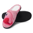 thumbnail image 4 of Mens Cozy Slippers Kirby Warm Soft Plush Slipper Slip-on House Shoes for Home Indoor Outdoor, 4 of 7