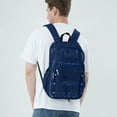 thumbnail image 5 of Tinyat Mesh Backpack for Women Men See Through Solid Color Bags Stadium Approved Shoulder Bag for Travel Swim Outdoor, 5 of 7