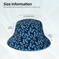 thumbnail image 3 of Balery Blue Butterfly Sombreros para el sol para hombre y mujer, sombrero de pescador con UPF 50+, 3 of 6