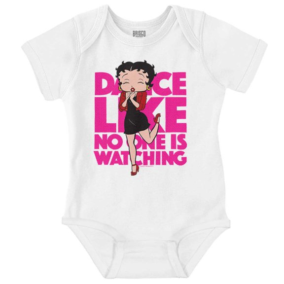 Betty Boop Dance Like Noone Watching Bodysuit Jumper Girls Infant Baby Brisco Brands 6M