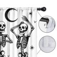thumbnail image 4 of Blackout Kids Curtains,Dancing Skeletons with Moon and Stars Childrens Insulated Curtains Set Of 2,Bedroom Essentials,Toddler Room Decor 42x63in(106x160cm), 4 of 4