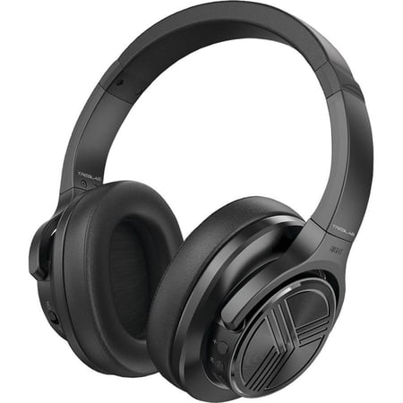 UPC: 0655172921693 | Treblab Z2 – Bluetooth Wireless Noise Canceling Headphones Over the Ear With Up to 35 Hours Playtime – Hi-res Audio  Deep Bass  Memory Foam Ear Cups  for Travel  Home Office-40mm Speakers (Black Logo)