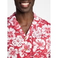 thumbnail image 4 of George Men's Printed Camp Shirt with Short Sleeves, Sizes S-3XLT, 4 of 5
