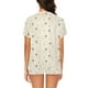 thumbnail image 2 of Russell Terriers con estampado de huesos LKS302 Conjunto de pijama corto para mujer, 2 of 4