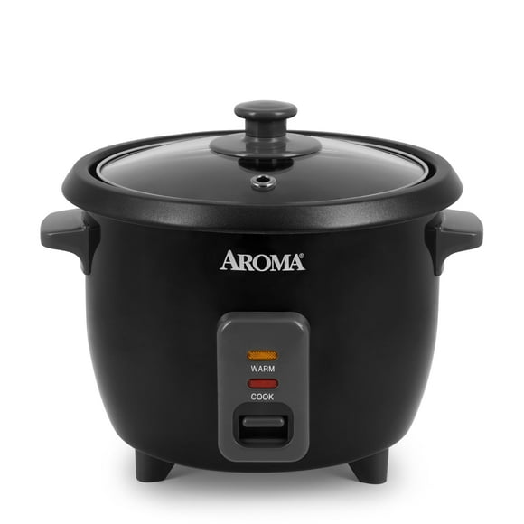Aroma Housewares 1.5Qt. Rice & Grain Cooker (Arc-363Ngb) Black 6-Cup Cooked / 3-Cup Uncooked