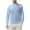 Light Blue, variant on Men's Henley Shirt Long Sleeve Casual Collared Collared Quarter Button Golf Tee Tops Fall Fashion Slim Fit T-Shirts