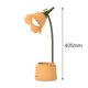 thumbnail image 2 of Lámpara de escritorio de flores Sensor táctil infantil que atenúa la mesita de noche Amarillo ABS, 2 of 9