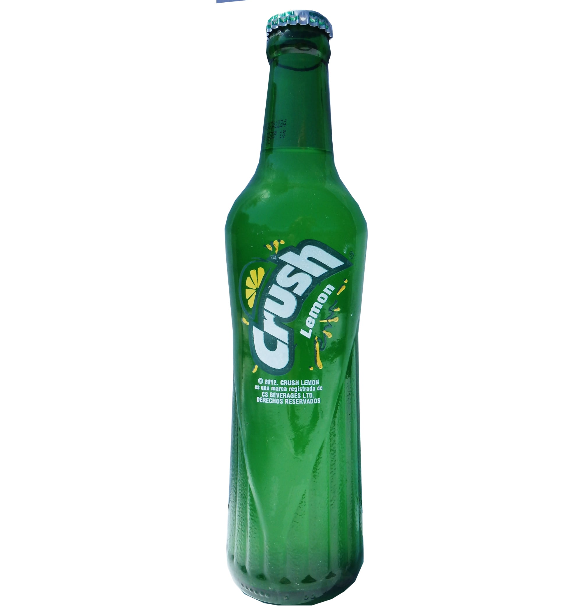 Lemon Crush Drink 12 oz Refresco de Limon (Pack of 1)