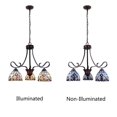 thumbnail image 6 of RADIANCE Goods Tiffany-Style Blackish Bronze 3-Light Victorian Mini-Chandelier 25" Wide, 6 of 8