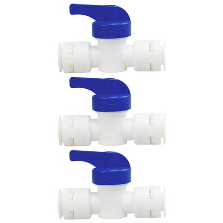 3/8 Inch Tube OD Ball Valve Water Purifier Tube Fittings Hose Connector Filter Pipe Joint
