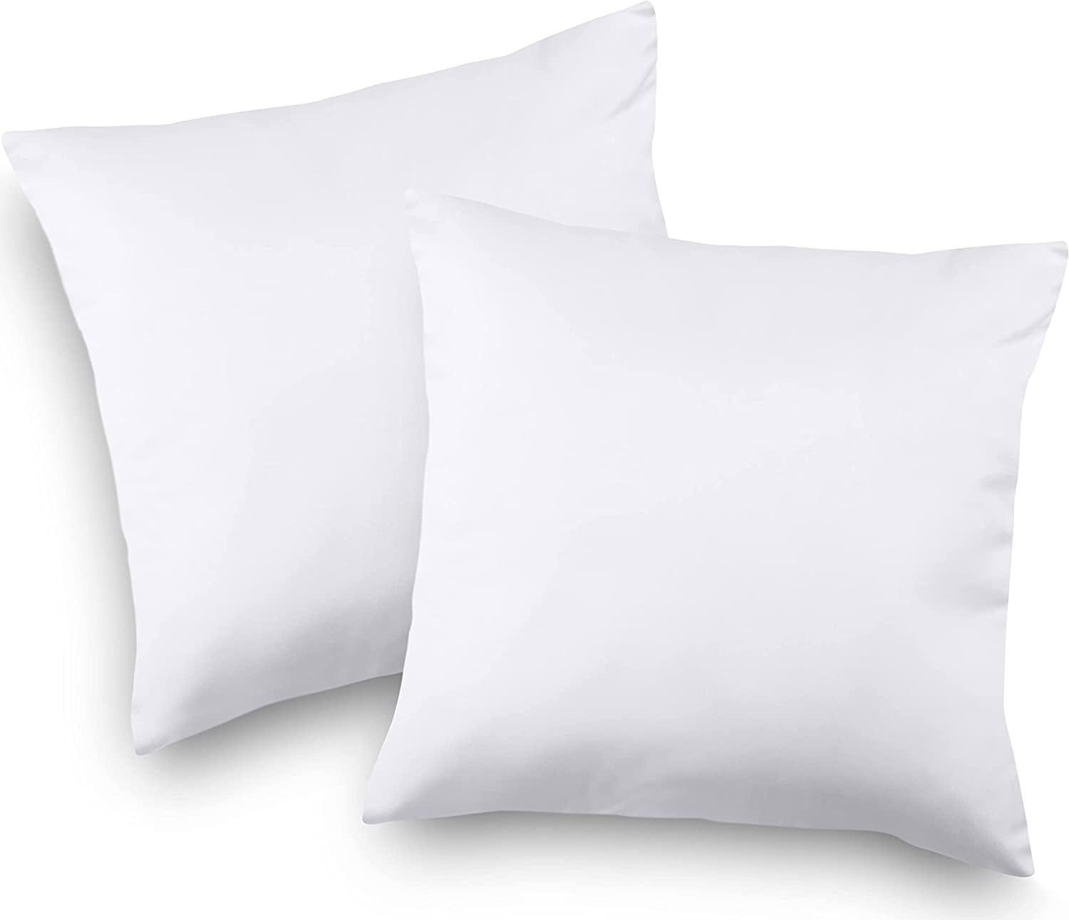 Utopia Bedding Throw Pillows Insert Pack of 2, White - 20x20 Inches
