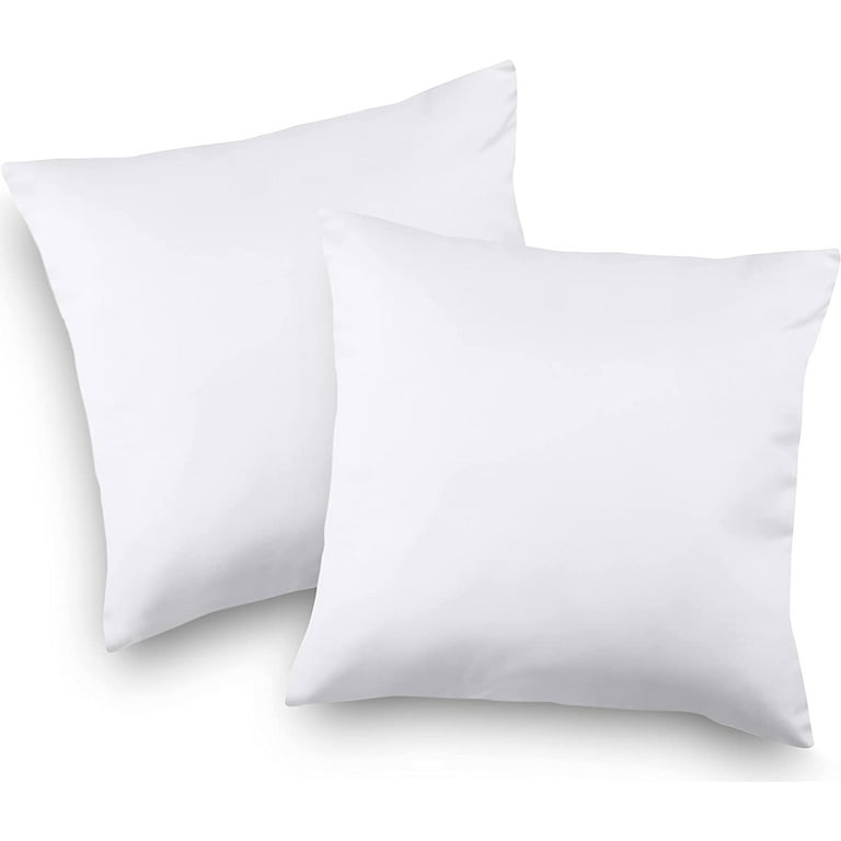 Utopia Bedding Throw Pillows (Set of 4, White), 22 x 22 Inches Pillows for  Sofa, Bed and Couch Decorative Stuffer Pillows