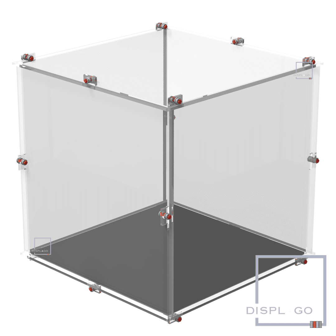 Display Case for LEGO® 77000 Shadow the Hedgehog™ (Black base)