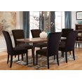 thumbnail image 2 of Velvet Chair Covers for Dining Room Set of 6, Stretchy Dining Chair Covers, Washable Kitchen Chair Slipcovers, Classy Decor for Home and Banquet (Chocolate, 6 Pack), 2 of 7