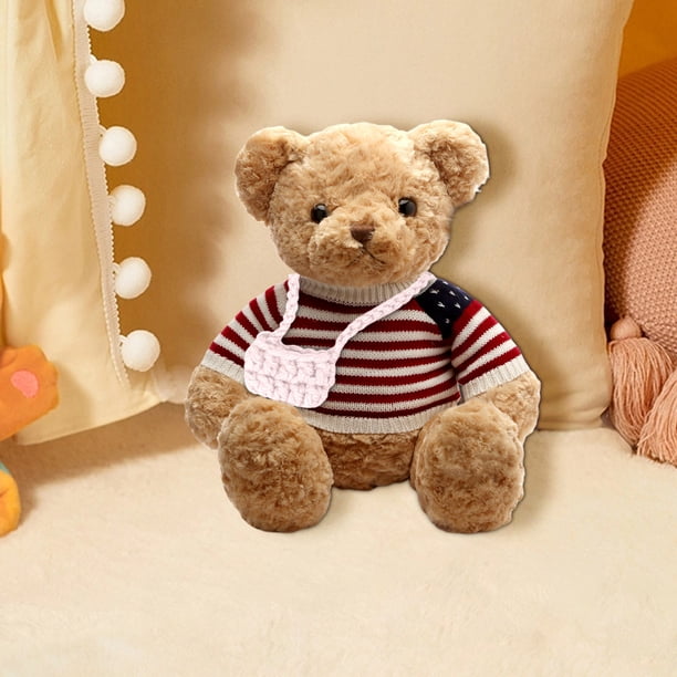 XWSHYW Juguetes para Niños Pequeños Mini Bolso de Ganchillo de Lana Manual, Bolso Cruzado, Objetos Pequeños, Accesorios para Muñecas