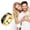 gold, variant on Valentine's Day Gifts for Woman Fashion New Physical Intelligent Temperature Couple Ring Mood Display Ring Gold H