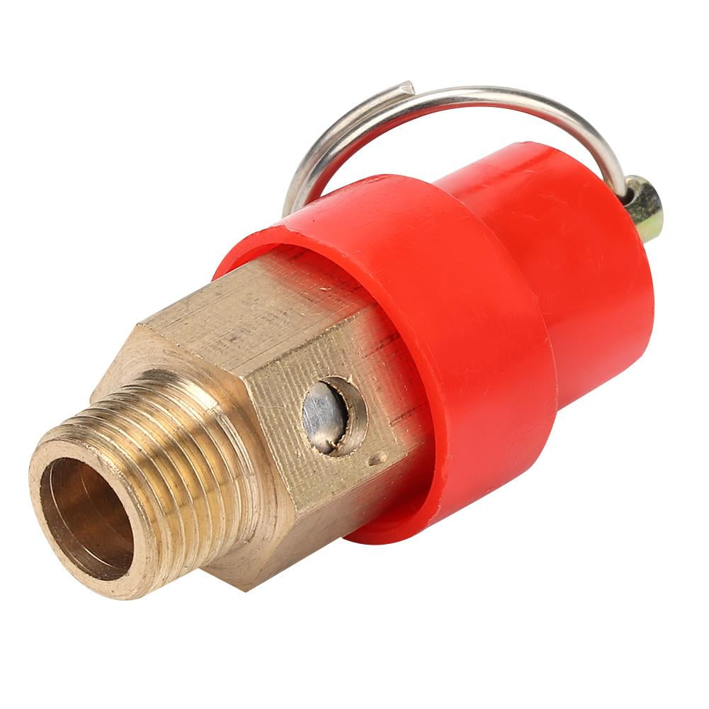 Brass Air Compressor Valve Safety Pressure Release Regulator Accessories LC 